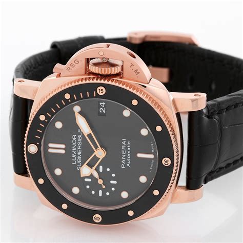 panerai submersible 47mm rose gold|ww Panerai submersible.